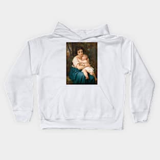 Thoughts of the Future by Hugues Merle Kids Hoodie